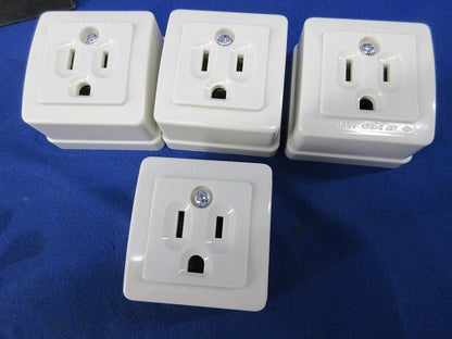 10A角型タンブラスイッチ・接地角型コンセントセット(混在9個入)National WS3001他