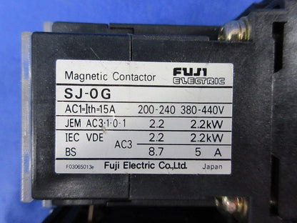 電磁接触器 SJ-0G