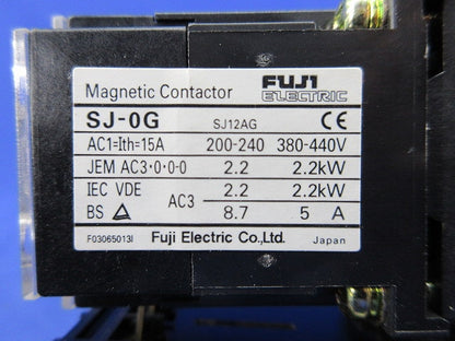 電磁接触器 SJ-0G
