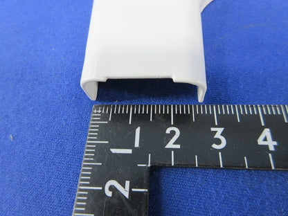 メタルモール付属品 フラットエルボ後付け型 A型(16個入)(ホワイト) DZA129W
