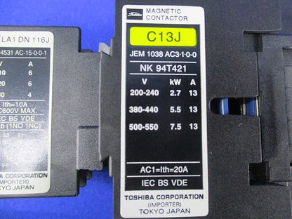 電磁接触器 C13J