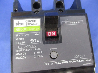 サーキットブレーカ 3P3E50A(ジャンク品) NE53C