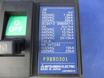 ノーヒューズブレーカ3P100A(ジャンク品) NF100-CP