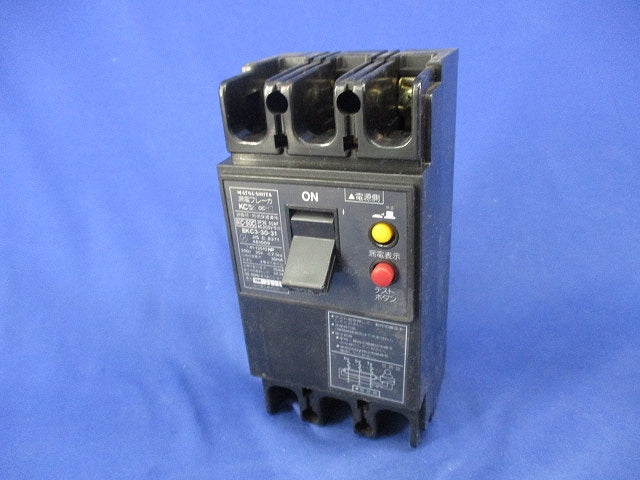 漏電ブレーカ3P3E30A(ジャンク品) KC-50C