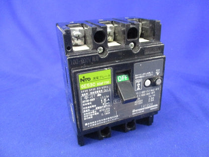 漏電ブレーカ 3P15A GE53C