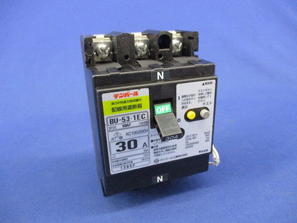 配線用遮断器3P2E30A(単3中性線欠相保護付) BU-53･1EC