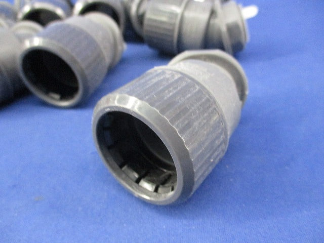 プラフレキPF管用 曲りコネクタ(14個入)(グレー) PF22MKR