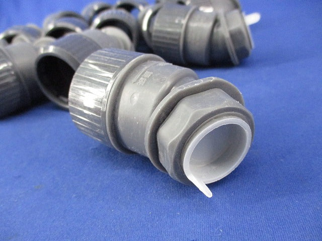 プラフレキPF管用 曲りコネクタ(14個入)(グレー) PF22MKR