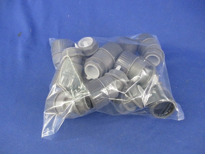 プラフレキPF管用 曲りコネクタ(14個入)(グレー) PF22MKR