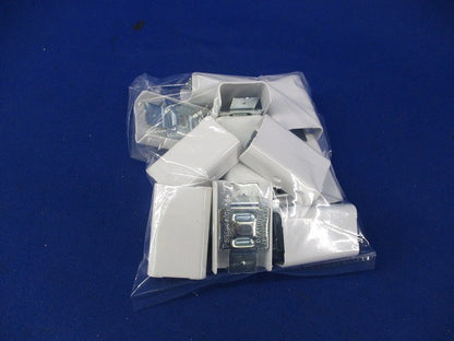 メタルモール用ジョイントカップリングA型(15個入)(ホワイト) DZA110W