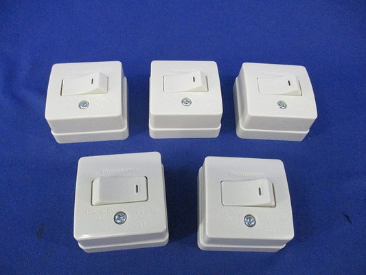 10A角型タンブラスイッチB(5個入) WS3001