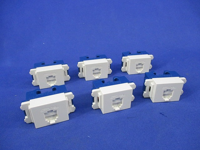 テレホンモジュラジャック6極4心(6個入) WNT15649