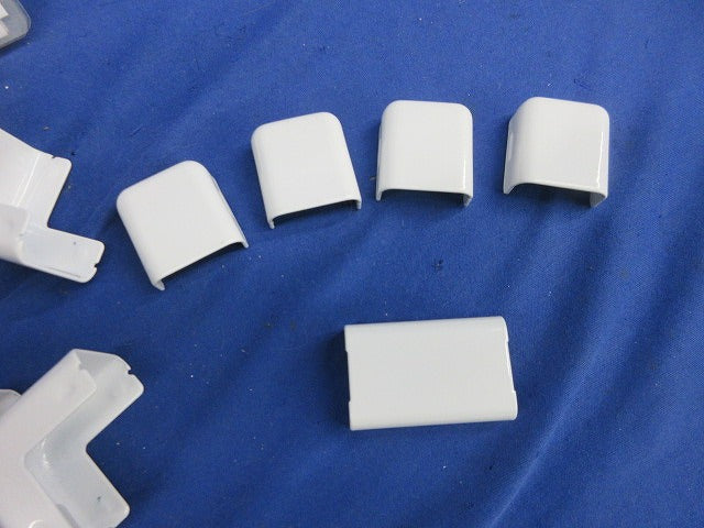 メタルモール付属品A型セット(混在15個入)(ホワイト) DZA128W他