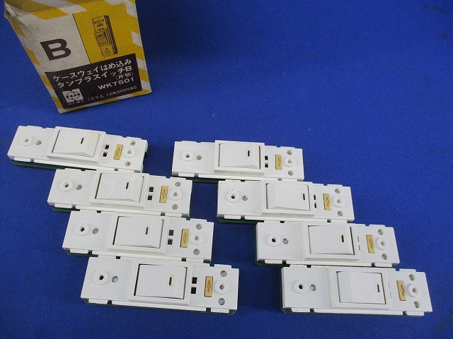 ケースウェイはめ込み タンブラスイッチB(片切)(8個入)(汚れ・変色有)National WK7501