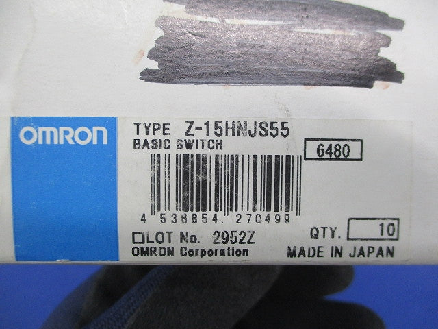 一般用基本スイッチ(10個入) Z-15HNJS55
