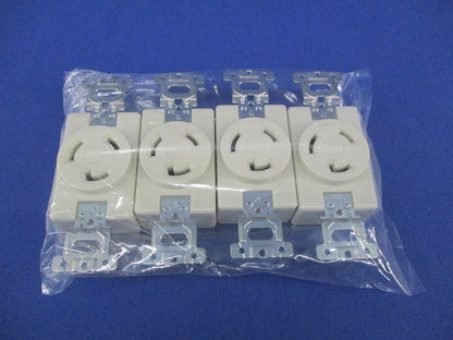 接地2P20A引掛埋込コンセント(4個入) WF2520