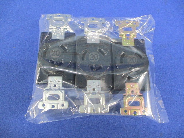 引掛埋込コンセントセット(混在3個入) WF2520他