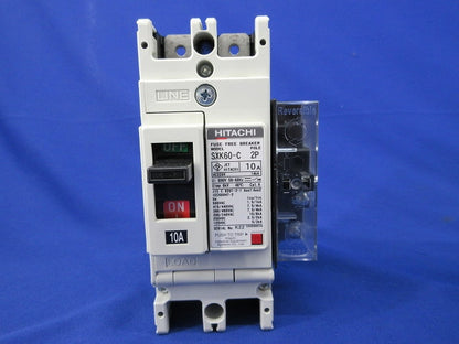 ヒューズフリー遮断器2P10A SXK60-C