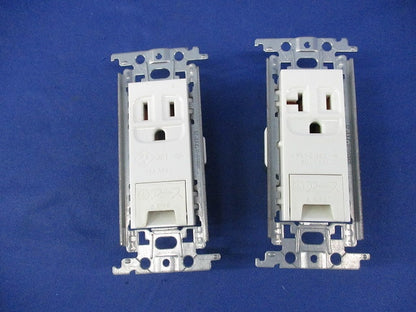 埋込アースターミナル付接地コンセントセット(混在5個入) WTF19313K他