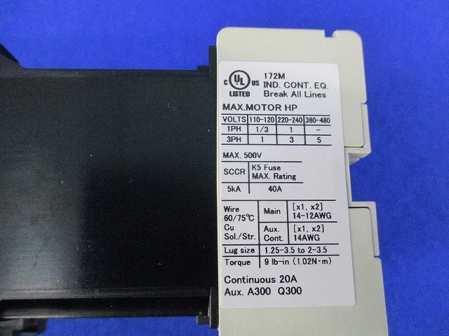 高感度コンタクタDC24V SD-Q11