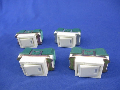 フルカラー埋込ほたるスイッチE(4路)(ネーム付)(4個入)National WN5054