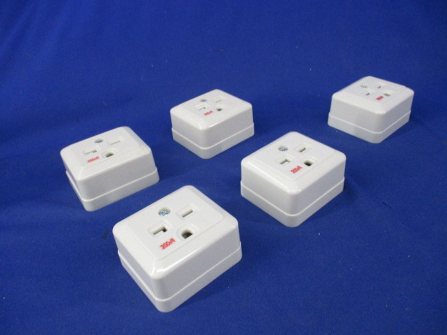 接地角型コンセントセット(混在5個入) WK3811他