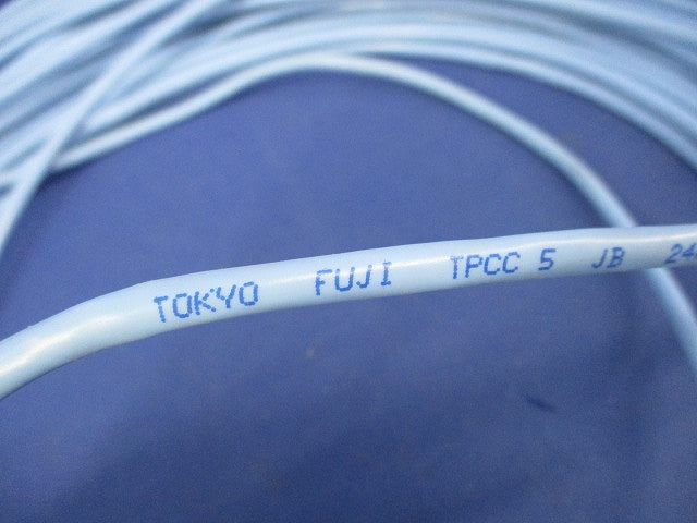 スーパーコイルCat5e(30m)(薄青) TPCC5