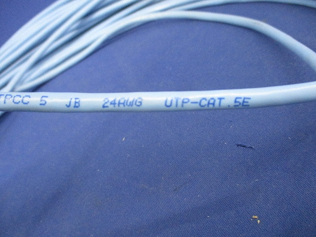 スーパーコイルCat5e(30m)(薄青) TPCC5