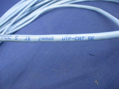 スーパーコイルCat5e(30m)(薄青) TPCC5