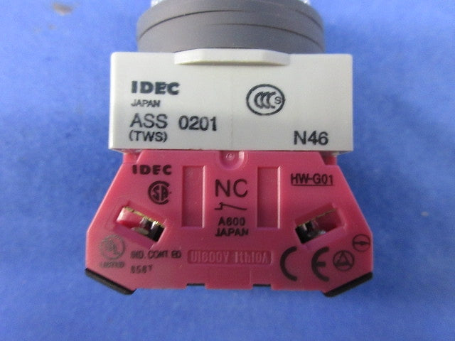 セレクタスイッチφ25 ASS0201+HW-G01