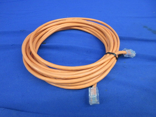 モジュラープラグ付ケーブル長さ約5m(3巻入)(橙) NSEDT