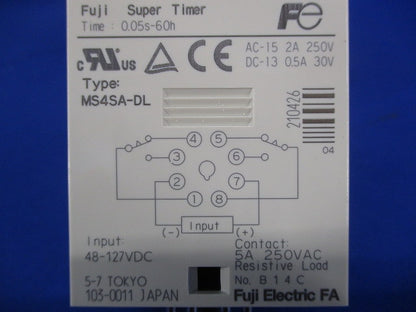 スーパータイマ 48-127VDC MS4SA-DL