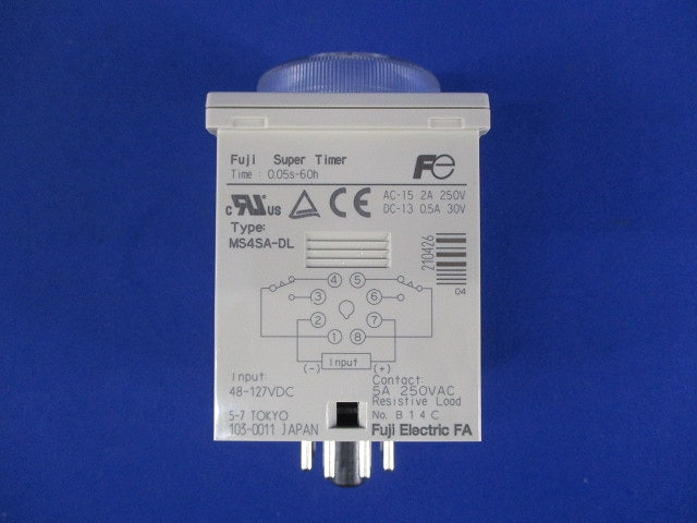 スーパータイマ 48-127VDC MS4SA-DL