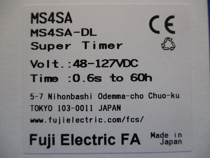 スーパータイマ 48-127VDC MS4SA-DL