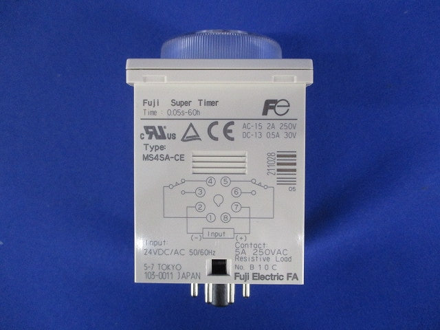 スーパータイマ 24VDC/AC MS4SA-CE