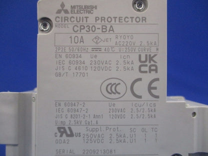 サーキットプロテクタ 2P2E10A CP30-BA2P2E10A