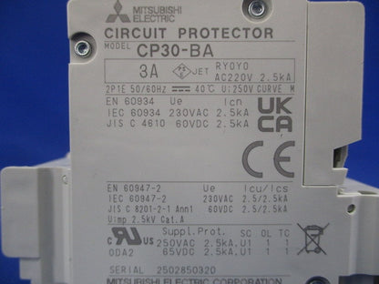 サーキットプロテクタ 2P2E3A CP30-BA2P1E3A