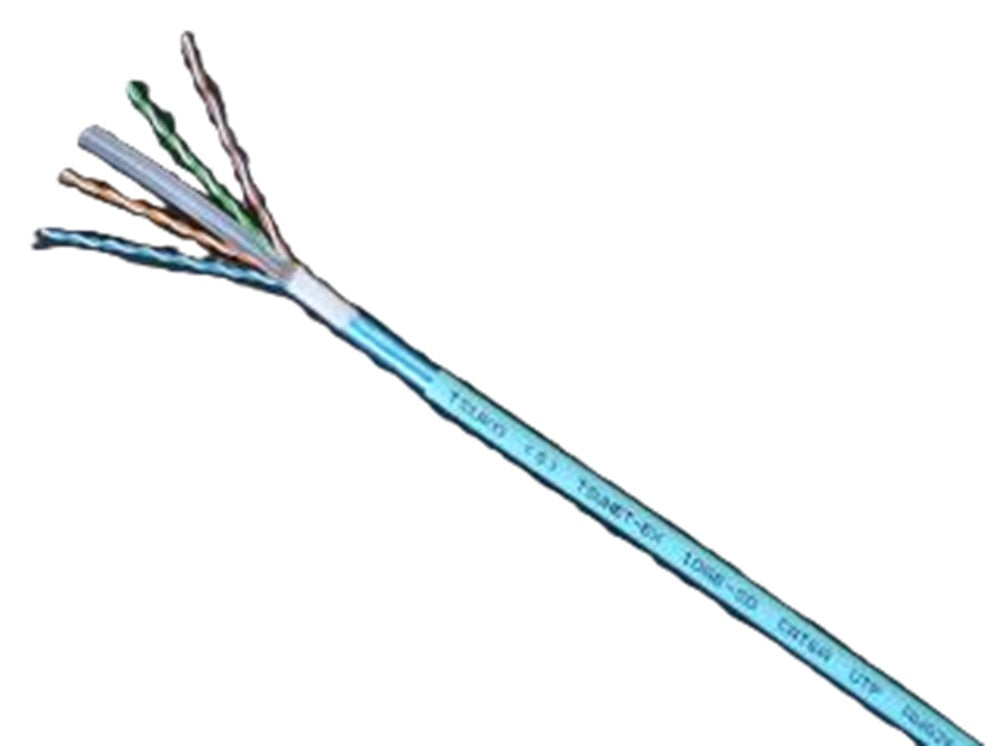 CAT6A LANケーブル ライトブルー 300ｍ TSUNET-EX10GE-SDAWG26-4P
