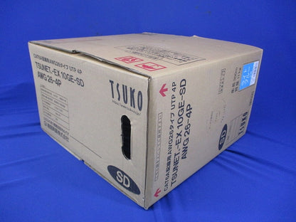 CAT6A LANケーブル ライトブルー 300ｍ TSUNET-EX10GE-SDAWG26-4P