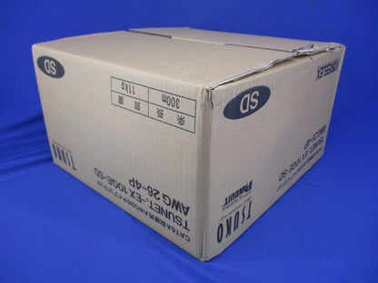 CAT6A LANケーブル ライトブルー 300ｍ TSUNET-EX10GE-SDAWG26-4P