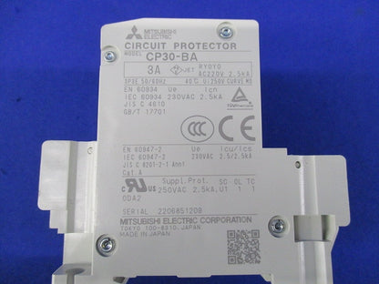 サーキットプロテクタ3P3A CP30-BA