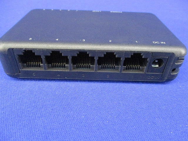 Giga対応 5ポート スイッチングハブ LSW6-GT-5EPL/BK