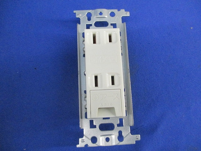 埋込アースターミナル付ダブルコンセント(10個入) WN1532K