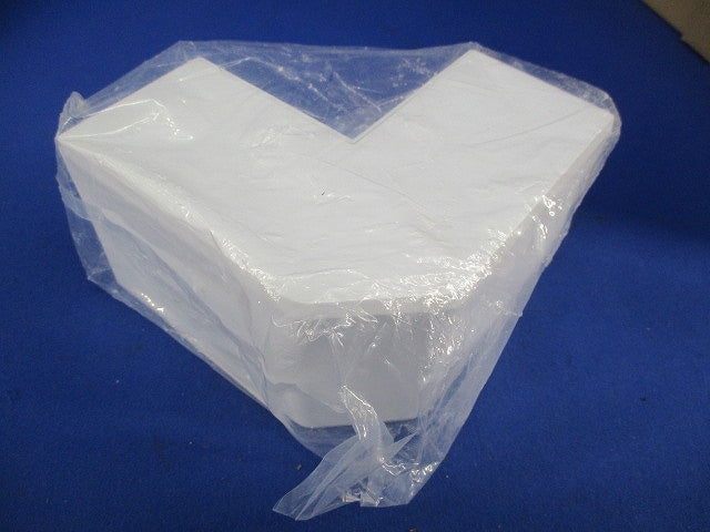 エムケーダクト付属品内外マガリ3号(2個入)(ホワイト) MDK132