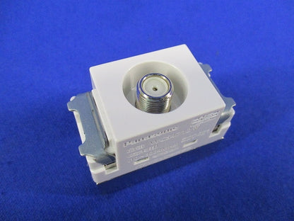 埋込ホーム用高シールドテレビコンセント(ホワイト) WCS4712W