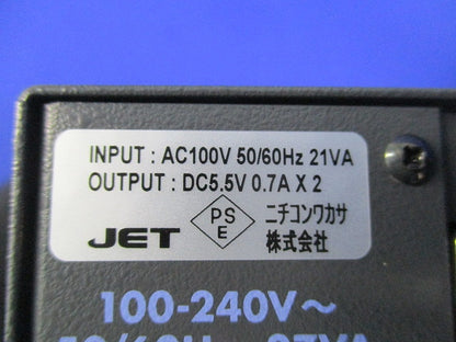 LVシリーズ照明専用2チャンネルアナログ電源 PJ-1505-2CA