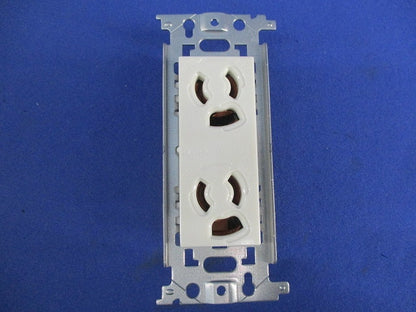 埋込抜け止め接地ダブルコンセント(6個入) WN1162