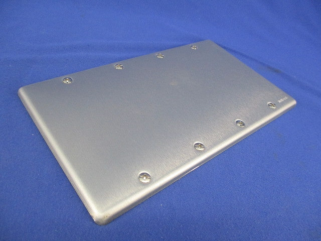 新金属カバープレート(取付枠付)4連 National WN7594