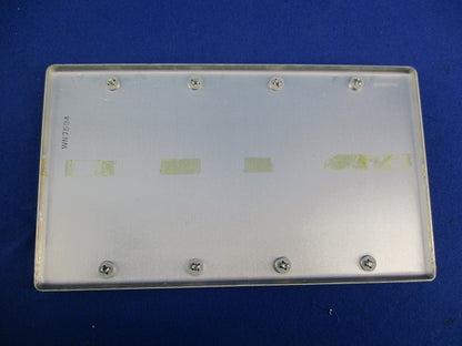 新金属カバープレート(取付枠付)4連 National WN7594