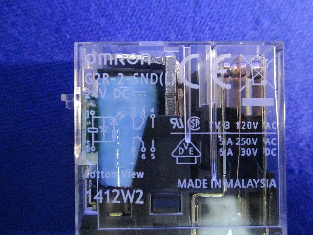 ミニパワーリレーソケットッセット G2R-2-SND(L)+P2RFZ-08